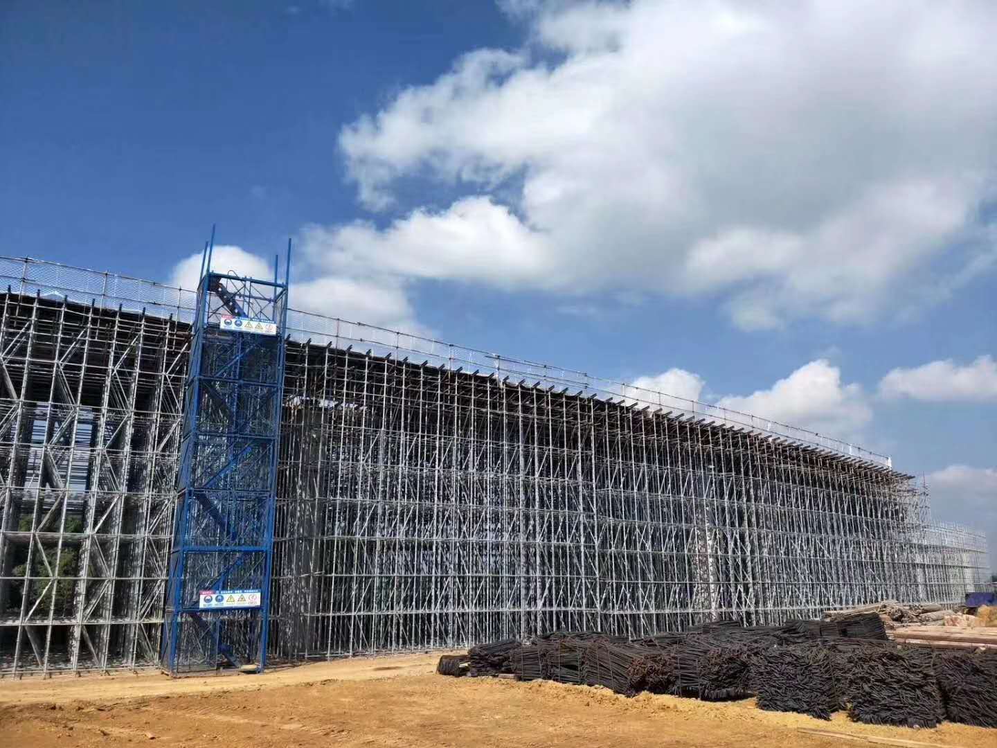 盤扣腳手架搭建周期短，經(jīng)濟效益好！